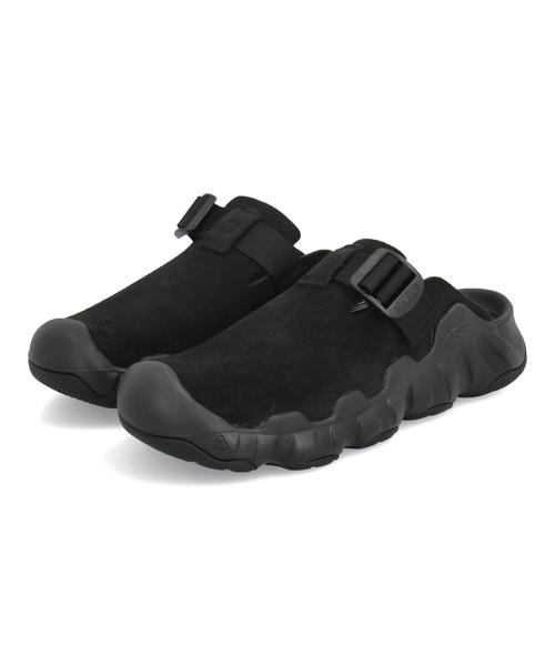 Rakuten - 【クーポン配布中】KEEN キーン HYPERPORT CLOG LEATHER【本革/軽量】メンズサンダル サボ(ハイパーポートクロッグレザー) 1030766 ブラック/ブラック