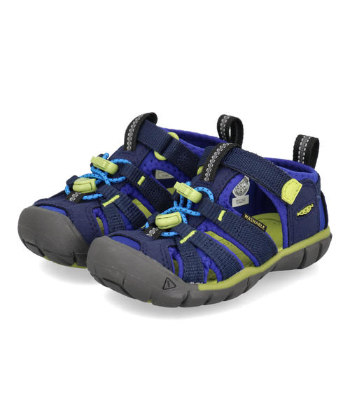 Rakuten - 【クーポン配布中】KEEN キーン CHILDREN SEACAMP 2 CNX【水陸両用】キッズスポーツサンダル 子供靴 アウトドア(シーキャンプ2CNX) 1030808 ネイバルアカデミー/シャルトリューズ