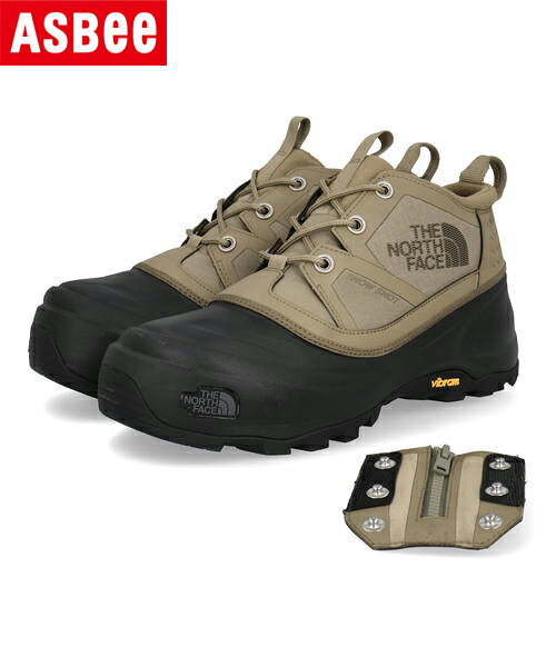 THE NORTH FACE ザ・ノースフェイス SNOW SHOT LOW WP ARCTIC GRIP 防水透湿 保温 凍結路対応 2WAY メンズブーツ スノーショットローWPアークティックグリップ NF52583 CK カーキ/ブラック メンズ シューズ 靴 スニーカー