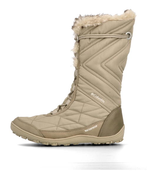 【エントリーでP10倍＆クーポン配布中】Columbia コロンビア MINX MID 3 レディーススノーブーツ 防水透湿 保温 ウィンターブーツ ミンクスミッド3 BL5964 215 オックスフォードタン エンシェントフォッシル ロングブーツ ロング ウィンターシューズ 雨 雪 防水