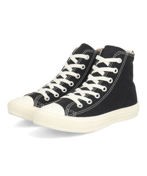 converse コンバース ALL STAR LIGHT BACKZIP HI【軽量】レディーススニーカー ハイカット(オールスターライトバックジップHI) 31311150 ブラック