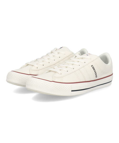 converse コンバース NEXTAR120 CV OX レディーススニーカー(ネクスター120CVOX) 38001762 ホワイト/トリコロール