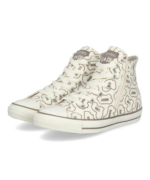 converse コンバース CHILD ALL STAR BS Z HI TABEKKO DOUBUTSU キッズスニーカー チャイルドオールスターBSZHI たべっ子どうぶつ 37303590 オフホワイト キッズ シューズ 靴 スニーカー ガールズ ボーイズ ASBee アスビー(4)
