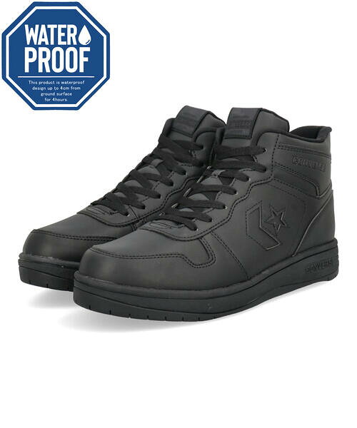 【クーポン配布中】converse コンバース NX1360 WP MID【防水】メンズスニーカー ハイカット(ネクスター1360ウォータープルーフミッド) 38002423 ブラックモノクローム