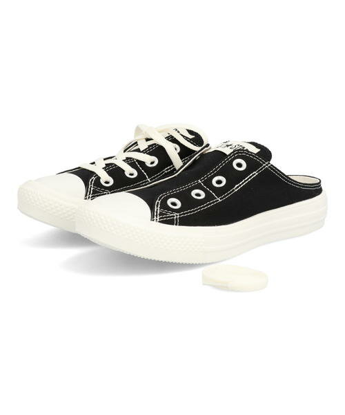 converse コンバース ALL STAR LIGHT MULE SLIP OX レディーススニーカー【軽量】(オールスターライトミュールスリップOX) 31302051 ブラック レディース シューズ 靴 スニーカー ローカット スリッポン ブランド ギフト プレゼント ラッピング ASBee アスビー