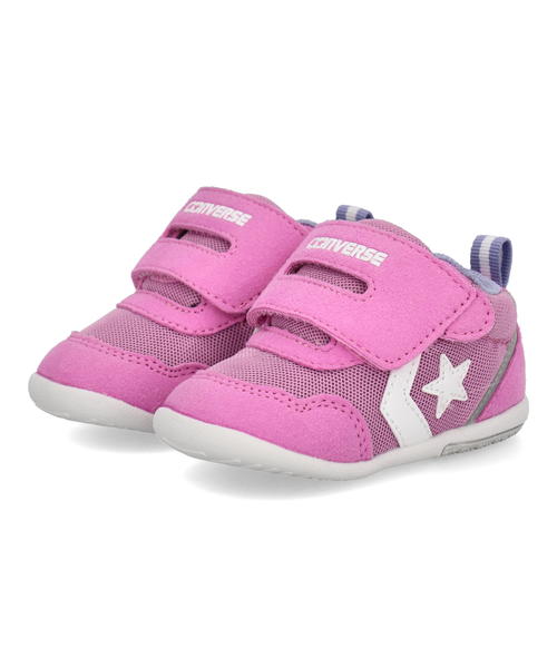 converse コンバース MINI RS 2 ファーストシューズ ベビースニーカー ミニRS2 37302440 ピンク/ライラック キッズ シューズ 靴 スニーカー ファースト ベビー ブランド ギフト プレゼント ラッピング ASBee アスビー