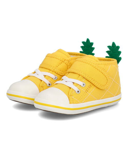 楽天靴通販のシューズショップASBee【クーポン配布中】converse コンバース BABY ALL STAR N FRUITY V-1 ベビースニーカー シューズ ベビーオールスターNフルーティーV-1 7SD465 パイナップル キッズ 靴 スニーカー ベビー ブランド ギフト プレゼント ラッピング ASBee アスビー