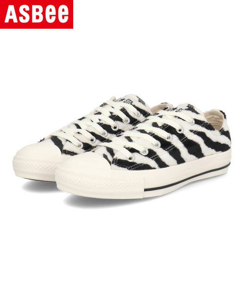 converse コンバース ALL STAR ZEBRAFUR OX レディーススニーカー アニマル柄 オールスターゼブラファ..