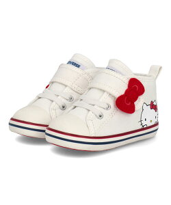 converse コンバース BABY ALL STAR N HELLO KITTY V-1 コンバースxサンリオ ベビーシューズ ベビーオールスターNハローキティV1 37302570 ホワイト キッズ シューズ 靴 スニーカー ベビー プレゼント ラッピング ASBee アスビー