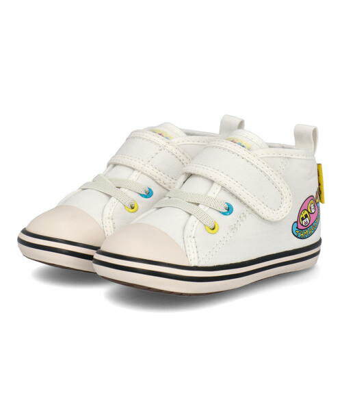 converse コンバース BABY ALL STAR N TAMAGOTCHI V-1 ベビーシューズ ミドルカット ベビーオールスターNタマゴッチV-1 7SD783 ホワイト キッズ シューズ 靴 スニーカー ベビー ブランド ギフト プレゼント ラッピング ASBee アスビー