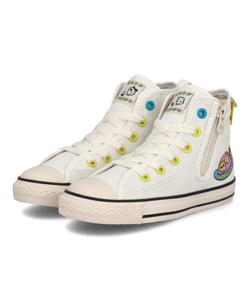 converse コンバース CHILD ALL STAR N TAMAGOTCHI Z HI キッズスニーカー ハイカット チャイルドオールスターNタマゴッチZHI 3SD777 ホワイト キッズ シューズ 靴 スニーカー ガールズ ボーイズ ラッピング ASBee アスビー