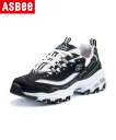 SKECHERS スケッチャーズ DLITES-BIGGEST FAN レディーススニーカー ディライトビゲストファン 11930 BKW ブラック/ホワイト レディース シューズ 靴 スニーカー ローカット ブランド ギフト プレゼント ラッピング ASBee アスビー