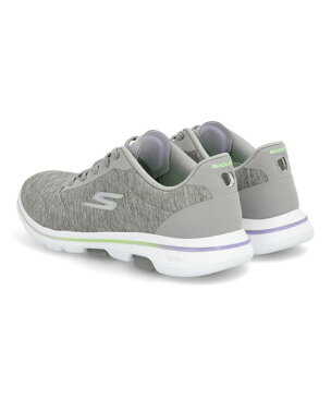 SKECHERS スケッチャーズ GO WALK 5-PRODIGY レディーススニーカー【軽量】(ゴーウォーク5プロディジー) 124025W GYLV グレー/ラベンダー