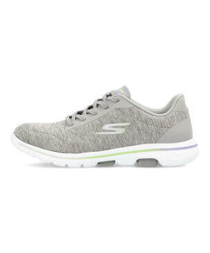 SKECHERS スケッチャーズ GO WALK 5-PRODIGY レディーススニーカー【軽量】(ゴーウォーク5プロディジー) 124025W GYLV グレー/ラベンダー