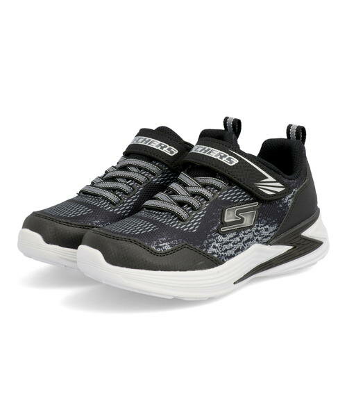 【最大15％クーポン配布】SKECHERS スケッチャーズ S LIGHTS-ERUPTERS 3-DERLO キッズスニーカー 光る靴 Sライツイラプターズ3デルロ 90563L BKSL ブラック/シルバー キッズ シューズ 靴 スニ…