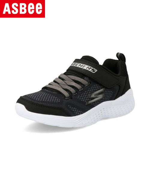 楽天靴通販のシューズショップASBee【クーポン配布中】SKECHERS スケッチャーズ SNAP SPRINTS-ULTRAVOLT キッズスニーカー スナップスプリンツウルトラボルト 97546L BKCC ブラック/チャコール キッズ シューズ 靴 スニーカー ボーイズ