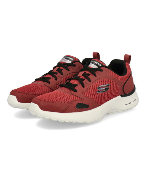 【クーポン配布中】SKECHERS スケッチャーズ SKECH-AIR DYNAMIGHT-VENTURIK メンズスニーカー 軽量 スケッチエアーダイナマイトベンチュリック 232292 RDBK レッド ブラック ウォーキングシューズ スニーカー フィットネス/トレーニングシューズ ローカット