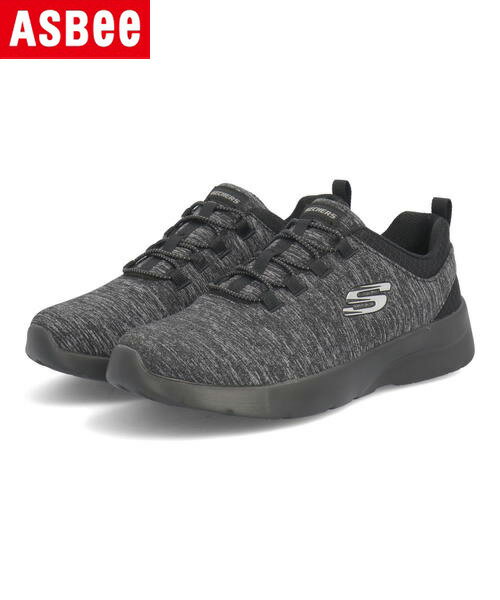 【クーポン配布中】SKECHERS スケッチャーズ DYNAMIGHT 2.0-IN A FLASH 超軽量 ワイド レディーススニーカー ダイナマイト2.0インアフラッシュ 12965W ブラック/チャコール フィットネス トレーニング スリッポン ローカット