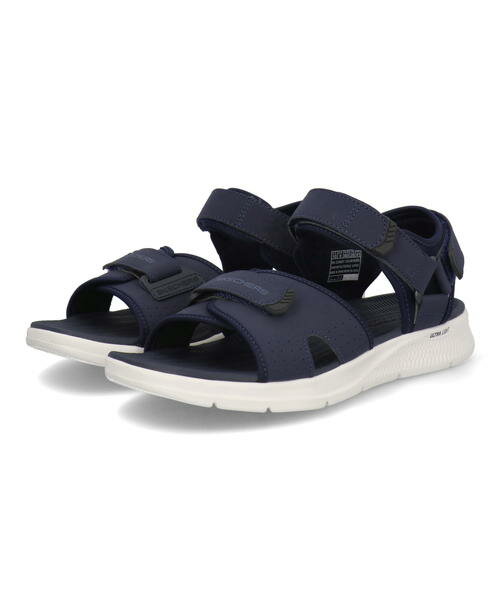 スケッチャーズ サンダル メンズ 【クーポン配布中】SKECHERS スケッチャーズ GO CONSISTENT SANDAL-TRIBUTARY 軽量 メンズスポーツサンダル ゴーコンシスタントサンダル 229097 NVBK EC ネイビー/ブラック メンズ シューズ 靴 サンダル スポーツ ASBee