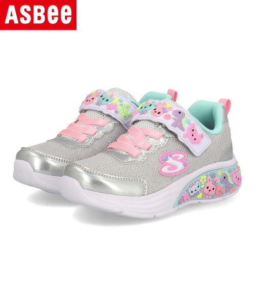 SKECHERS スケッチャーズ MY DREAMERS ベビーシューズ マイドリーマーズ 303155N SMLT シルバー/マルチ キッズ シューズ 靴 スニーカー ベビー ブランド ギフト ASBee アスビー