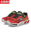 【クーポン配布中】SKECHERS スケッチャーズ S LIGHTS-FLEX-GLOW ELITE-VORLO 光る靴 オンオフボタン付き キッズスニーカー ...