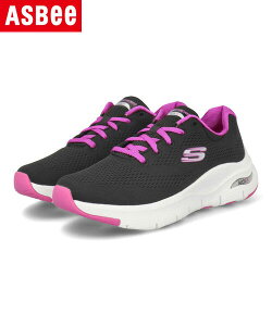 SKECHERS スケッチャーズ ARCH FIT-BIG APPEAL レディーススニーカー アーチフィットビッグアピール 149057 BKFS ブラック/フクシャ スニーカー フィットネスシューズ トレーニングシューズ フィットネス トレーニング ローカット