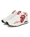 SKECHERS スケッチャーズ UNO-ROLLING STONES SINGLE! レディーススニーカー 厚底 ウノローリングストーンズシングル 177965 WRD ホワイト/レッド レディース シューズ 靴 スニーカー ローカット ラッピング ASBee アスビー