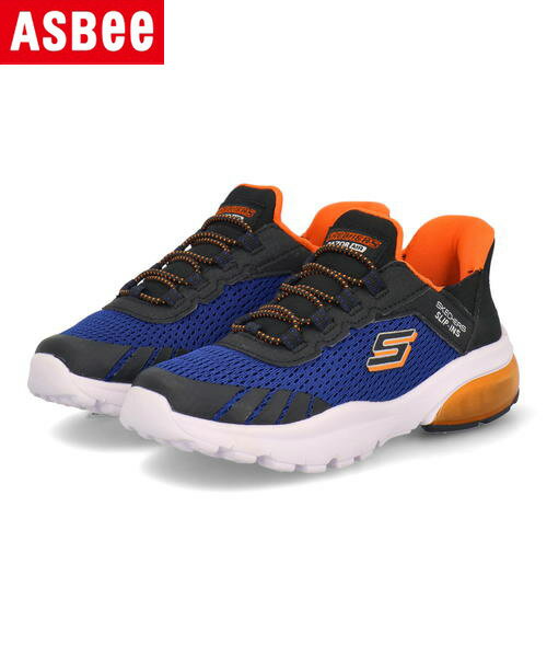 SKECHERS スケッチャーズ SLIP-INS スリップインズ RAZOR AIR-HYPER BRISK キッズスニーカー レイザーエアハイパーブリスク 403839L ロイヤル/ブラック キッズ シューズ 靴 スニーカー ボーイズ ラッピング ASBee アスビー