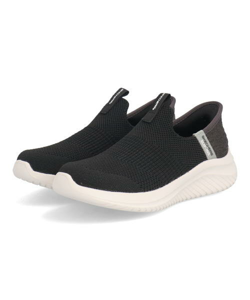 SKECHERS スケッチャーズ SLIP-INS スリップインズ ULTRA FLEX 3.0-SMOOTH STEP キッズスニーカー ウルトラフレックス3.0 403844L ブラック/ホワイト キッズ シューズ 靴 スニーカー ガールズ ボーイズ ASBee アスビーのサムネイル