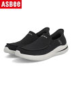 スケッチャーズ ウォーキングシューズ メンズ 【クーポン配布中】SKECHERS スケッチャーズ SLIP-INS スリップインズ DELSON 3.0-CABRINO 超軽量 メンズスニーカー デルソン3.0カブリーノ 210604 BLK ブラック シューズ 靴 ウォーキングシューズ カジュアルシューズ スニーカー スリッポン ローカット