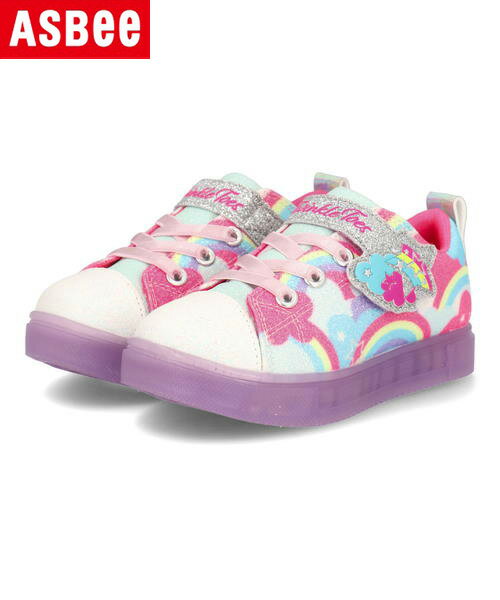 SKECHERS スケッチャーズ S LIGHTS-TWINKLE SPARKS ICE 2.0-SHIMMERING SKY 光る靴 ベビーシューズ Sライツトゥインクルスパークスアイス 314749N マルチ キッズ シューズ 靴 スニーカー ベビー ラッピング ASBee アスビー