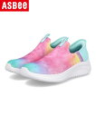 SKECHERS スケッチャーズ SLIP-INS スリップインズ ULTRA FLEX-PASTEL CLOUDS 軽量 キッズスニーカー ウルトラフレックス3.0パステルクラウズ 303803L マルチ キッズ シューズ 靴 スニーカー 運動靴 ガールズ ASBee アスビー