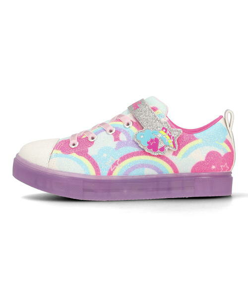 SKECHERS スケッチャーズ S LIGHTS-TWINKLE SPARKS ICE 2.0-SHIMMERING SKY 光る靴 オンオフボタン キッズシューズ Sライツトゥインクル 314749L マルチ キッズ シューズ 靴 スニーカー ガールズ ASBee