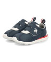 【クーポン配布中】le coq sportif ルコックスポルティフ LCS MONTPELLIER 6 F ベビーシューズ LCSモンペリエ6F QL5VJC05NV ネイビー キッズ シューズ 靴 スニーカー ベビー ブランド ギフト プレゼント ラッピング ASBee アスビー