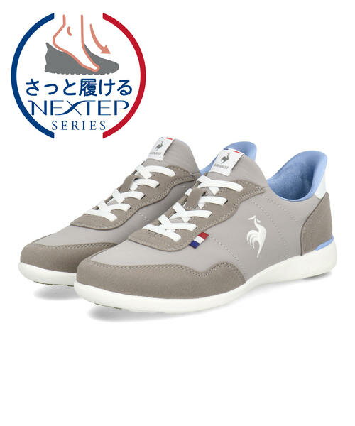 樂天商城 - le coq sportif ルコックスポルティフ ハンズフリー LCS SEGUR 3 WIDE SI 超軽量 レディーススニーカー LCSセギュール3ワイドSI LU6SSN18LZ GYWH [HF] グレー/ホワイト レディース シューズ 靴 スニーカー スリッポン ローカット
