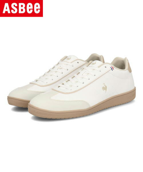 le coq sportif ルコックスポルティフ LCS GARE 2 メンズスニーカー LCSガレ2 QL1WJC61WO ホワイト/オートミルク メンズ シューズ 靴 スニーカー ローカット ブランド ギフト プレゼント ラッピング ASBee アスビー