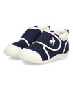 le coq sportif ルコックスポルティフ LCS ARLES 日本製 ファーストシューズ ベビーシューズ LCSアルル QL5WJC52NW ネイビー/ホワイト キッズ シューズ 靴 スニーカー ファースト ベビー ASBee(4)