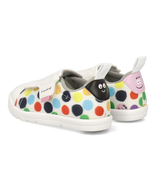 le coq sportif ルコックスポルティフ LA ROLAND 2 F ART BB バーバパパ 脱ぎ履き簡単 ベビーシューズ ラローラン2FアートBB QY5XJC04WM ホワイト/マルチ キッズ シューズ 靴 スニーカー ベビー ASBee 2