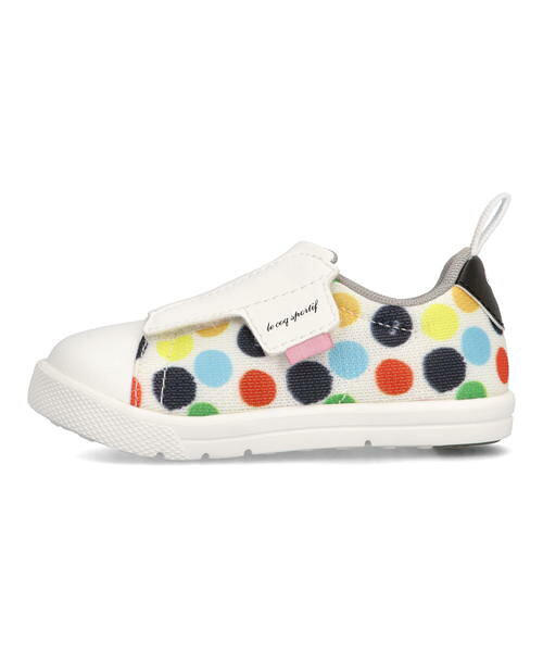 le coq sportif ルコックスポルティフ LA ROLAND 2 F ART BB バーバパパ 脱ぎ履き簡単 ベビーシューズ ラローラン2FアートBB QY5XJC04WM ホワイト/マルチ キッズ シューズ 靴 スニーカー ベビー ASBee 3