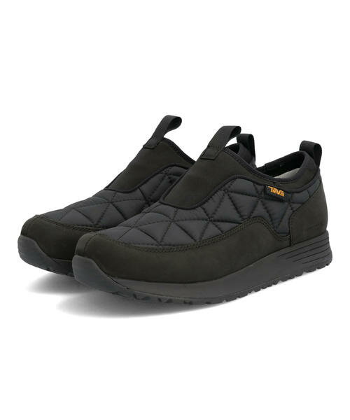 Teva テバ W EMBER COMMUTE SLIP-ON WP レディーススニーカー 防水 レディースエンバーコミュートスリッポンウォータープルーフ 1116050 BLK ブラック レディース シューズ 靴 スニーカー レインシューズ スリッポン 雨 雪 アスビー