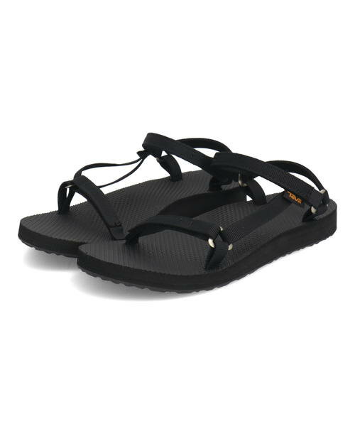 Rakuten - 【クーポン配布中】Teva テバ W ORIGINAL UNIVERSAL SLIM レディーススポーツサンダル アウトドア 水陸両用 ウィメンズオリジナルユニバーサルスリム 1150110 BLK ブラック レディース シューズ 靴 サンダル スポーツサンダル ローヒールサンダル ローヒール