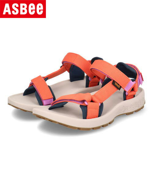 Rakuten - 【クーポン配布中】Teva テバ W HYDRATREK SANDAL レディーススポーツサンダル アウトドア ウィメンズハイドラトレックサンダル 1150270 TGLY タイガーリリー レディース シューズ 靴 サンダル スポーツサンダル ローヒールサンダル ローヒール