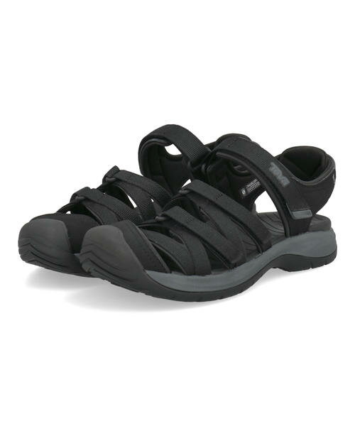 Teva テバ W TIRRA SPORT CT レディーススポーツサンダル アウトドア ストラップ スポサン ティラスポーツCT 1166310 BLK ブラック レディース シューズ 靴 サンダル スポーツサンダル ローヒールサンダル ローヒール アスビー