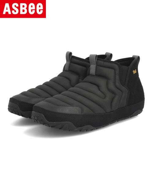 Teva テバ M REEMBER TERRAIN MID【撥水/軽量】メンズブーツ スリッポン(メンズリエンバーテレインミッド) 1140294 BLK ブラック