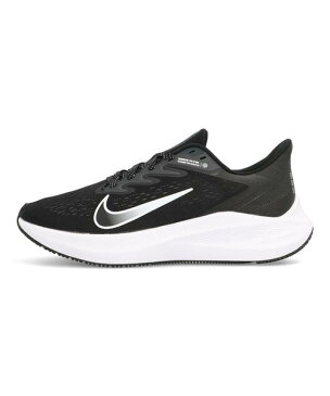 NIKE ナイキ WMNS ZOOM WINFLO 7 レディーススニーカー【軽量】(ウィメンズズームウィンフロー7) CJ0302 005 ブラック/ホワイト/アンスラサイト