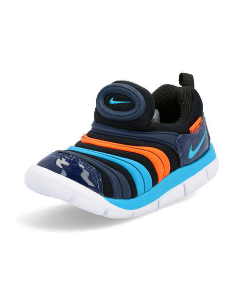 NIKE ナイキ DYNAMO FREE TD ベビースニーカー(ダイナモフリーTD) 343938 022 ブラック/レーザーブルー/ミッドナイトネイビー