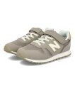 【クーポン配布中】new balance ニューバランス YV373 軽量 キッズスニーカー 細幅 子供靴 ストラップシューズ YV373MT2 ブラウン キッ...