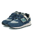 【クーポン配布中】new balance ニューバランス PV574 キッズスニーカーワンベルト ストラップシューズ PV574SOA ネイビー キッズ シュー...