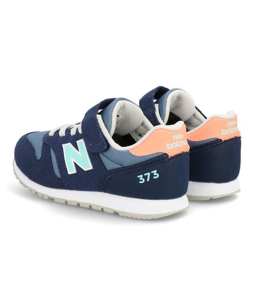 【クーポン配布中】new balance ニューバランス YV373 キッズスニーカー 310373 CT2 ネイビー ピンク キッズ シューズ 靴 スニーカー ガールズ ブランド ギフト