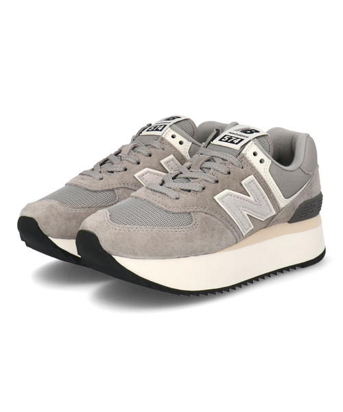 new balance ニューバランス WL574Z レディーススニーカー 厚底 516574 BA グレー レディース シューズ 靴 スニーカー ローカット ブランド ギフト プレゼント ラッピング ASBee アスビーのサムネイル
